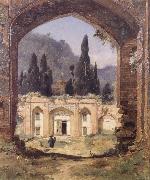 Jean-Paul Laurens Ruins of the Palace of Asraf China oil painting reproduction